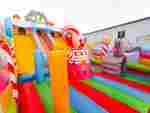 Коммерческий надувной батут «Парк развлечений 3» 12*6*7 м
