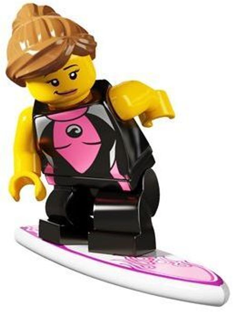 Минифигурка LEGO 8804 - 5   Девушка-серфер