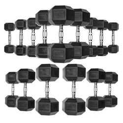 Гантель обрезиненная неразборная 7.5+7,5кг