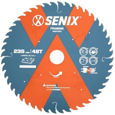 Диск пильный SENIX 235х30мм 48Т по дереву   AECS-0012