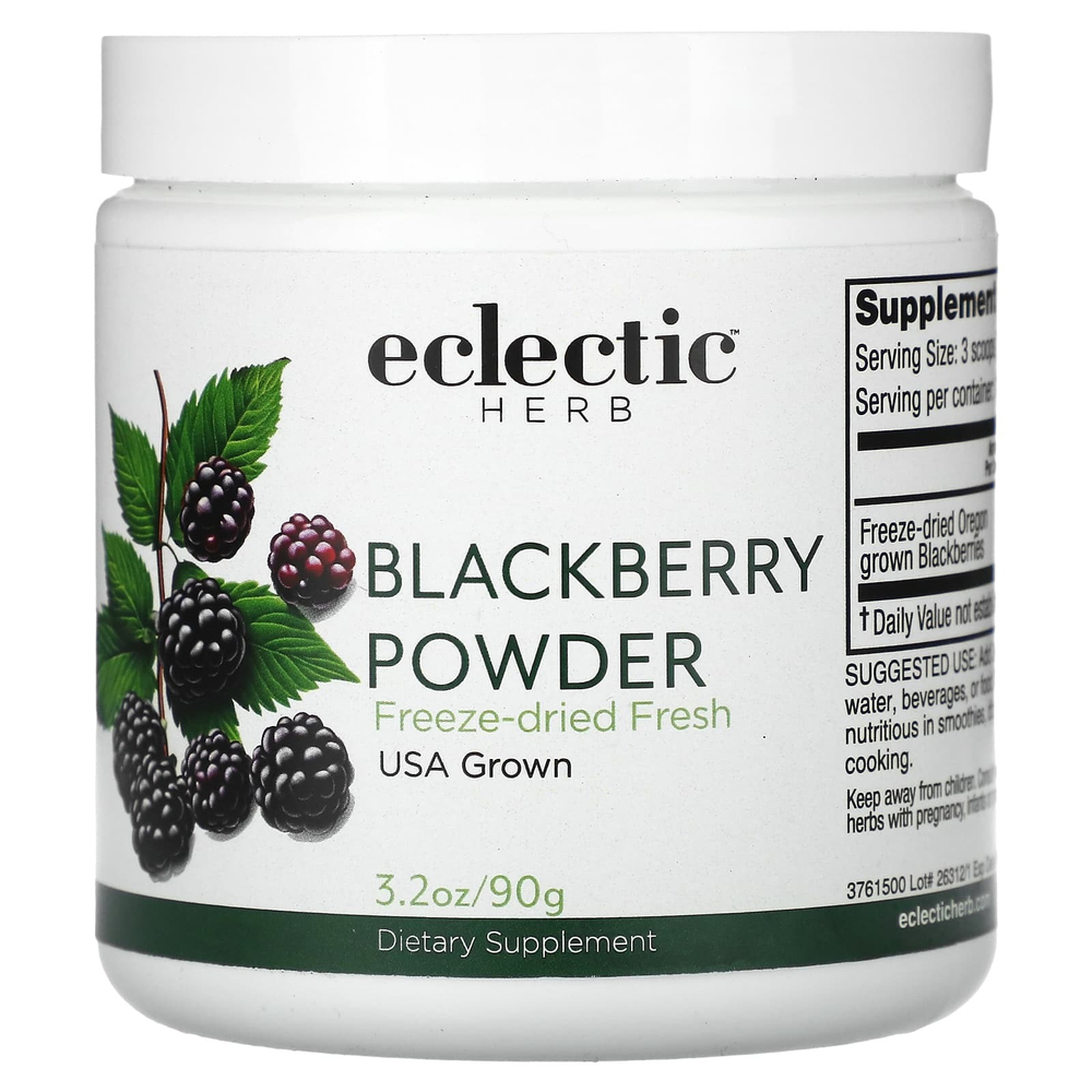 Eclectic Herb, порошок из ежевики, 90 г (3,2 унции)