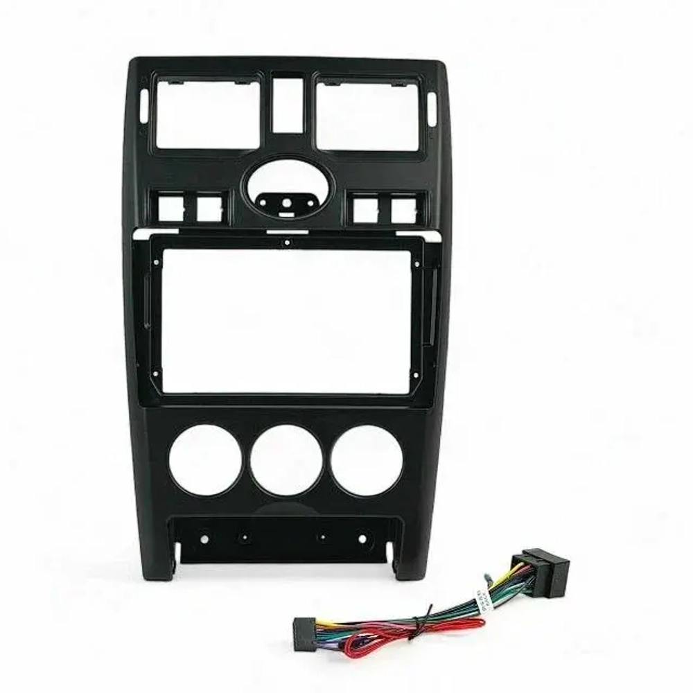 Магнитола для Lada Priora 2007-2013 (рамка черная) - Carmedia OL-9066-1 (кнопки и крутилки), Android 12, TS10, CarPlay, 4G SIM-слот