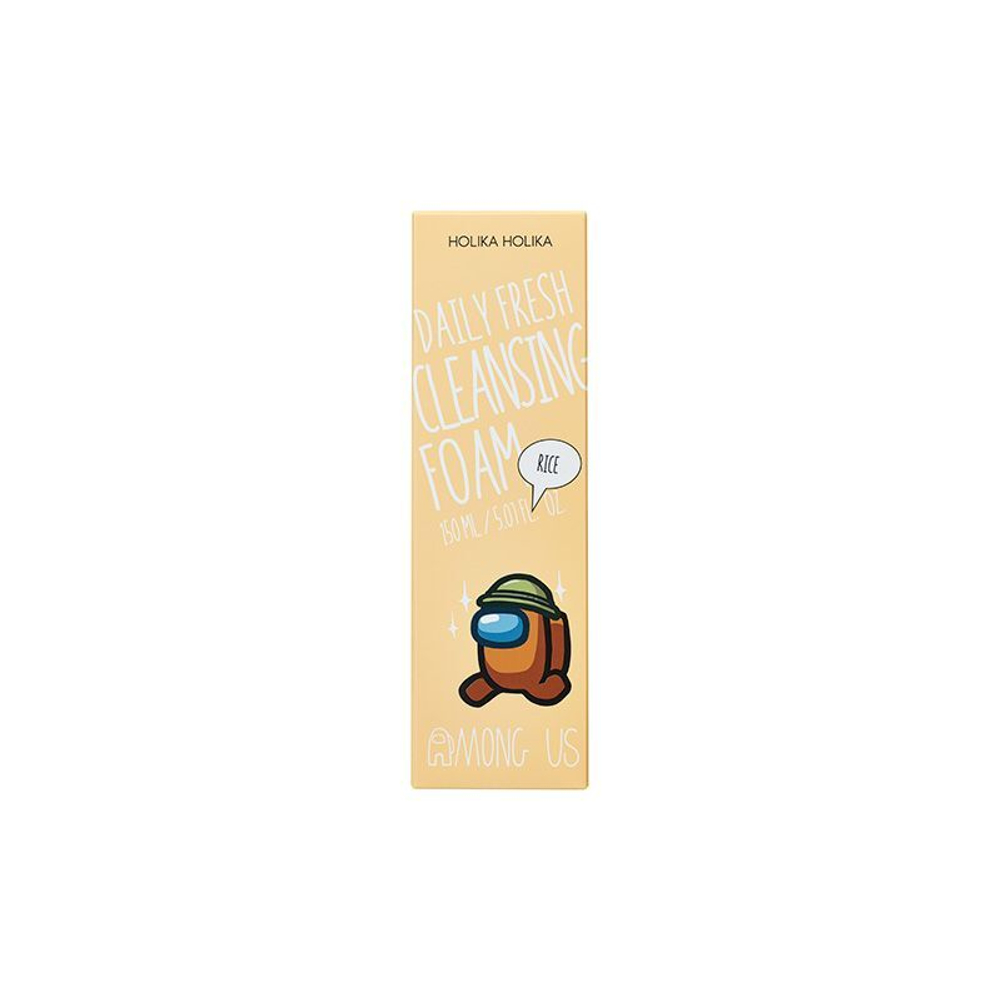 Holika Holika Among Us Daily Fresh Rise Cleansing Foam очищающая пенка с экстрактом риса