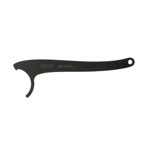 Hook spanner for use inside split plummer (pillow) block housings HN 7/SNL