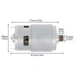 RS775 11 зубьями (10.5*8 mm) DC 18V двигатель высокой мощности с передачи для электрической пилы