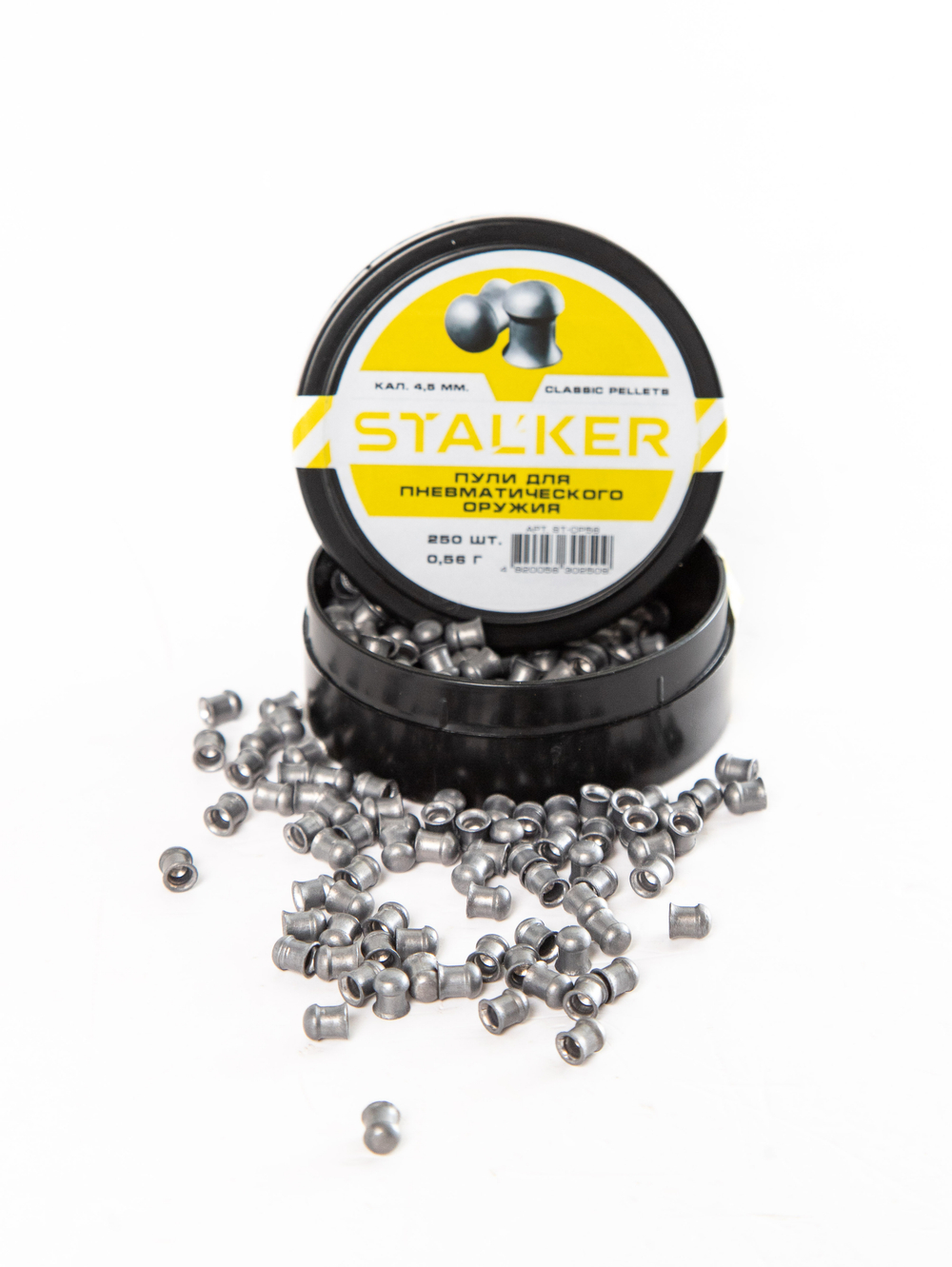 Пульки STALKER Classic Pellets ST-CP56, (250 шт./бан., калибр 4,5 мм)