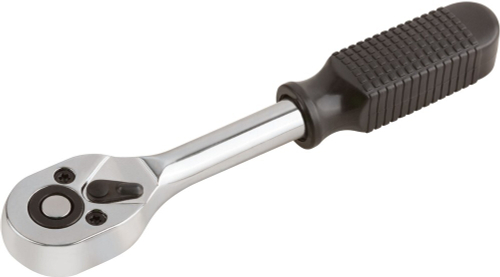 62321 Вороток (трещотка), механизм легированная сталь 40Cr, пластиковая ручка, 1/4, 24 зубца KУРС