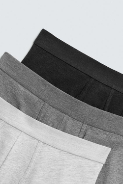 ZARA НАБОР ИЗ ТРЕХТРУСОВ-БОКСЕРОВ, РАЗНОЦВЕТНЫЙ