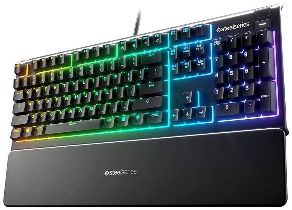 Клавиатура SteelSeries Apex 3 US 64795 черный