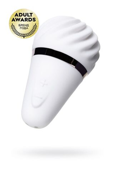 Вибромассажер Satisfyer Layon 4, Sweet sensation, силикон, белый, 9,6 см.