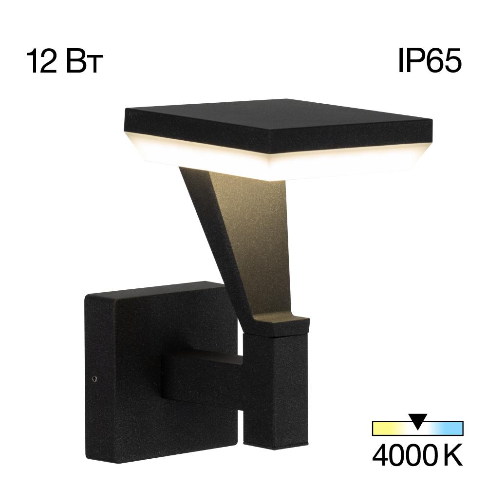 Citilux Krid CLU06W LED Уличный настенный светильник Графит