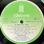 The Beatles ‎– 20 Greatest Hits (Германия 1982г.)