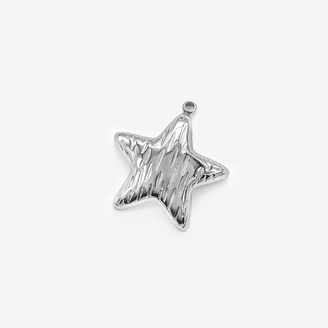 Подвеска "Звездочка" 25*23,5мм, сталь без покрытия