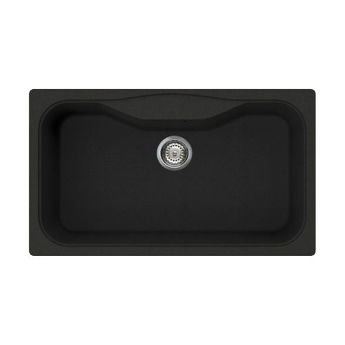 кухонная мойка Omoikiri Maru 86-BL Tetogranit/черный