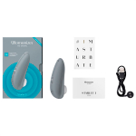 Серый бесконтактный клиторальный стимулятор 11,7см Womanizer Starlet 3 Gray WZ231SG6