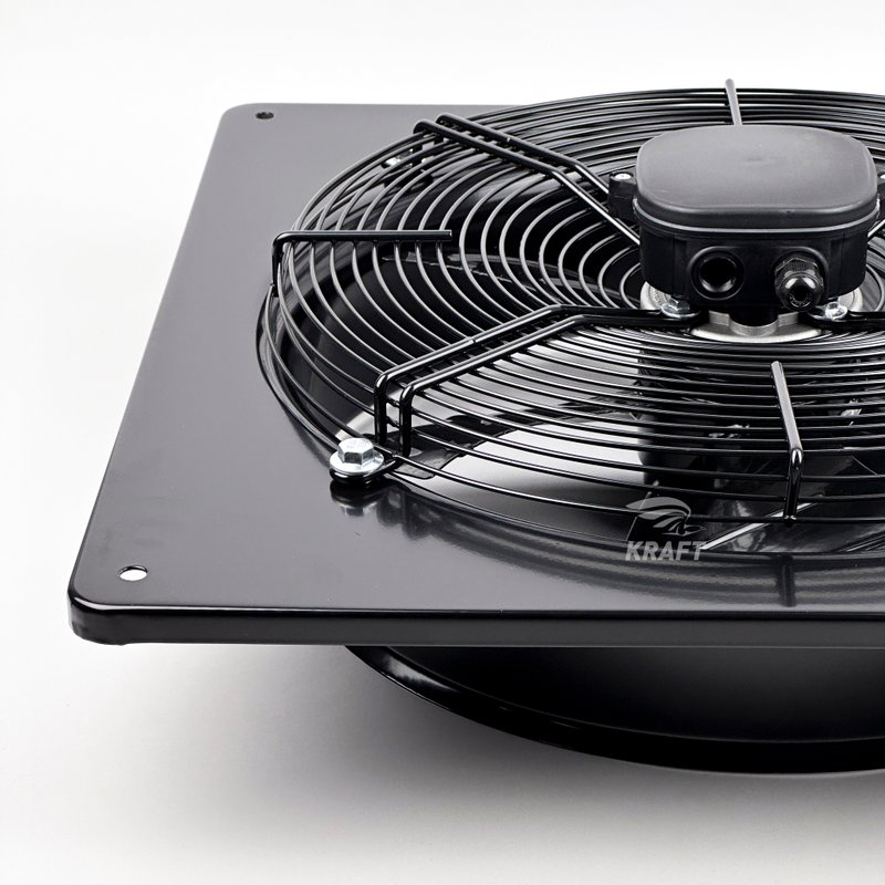 Вентилятор YWF4S-450BF осевой в квадратном фланце 4500 м3/час