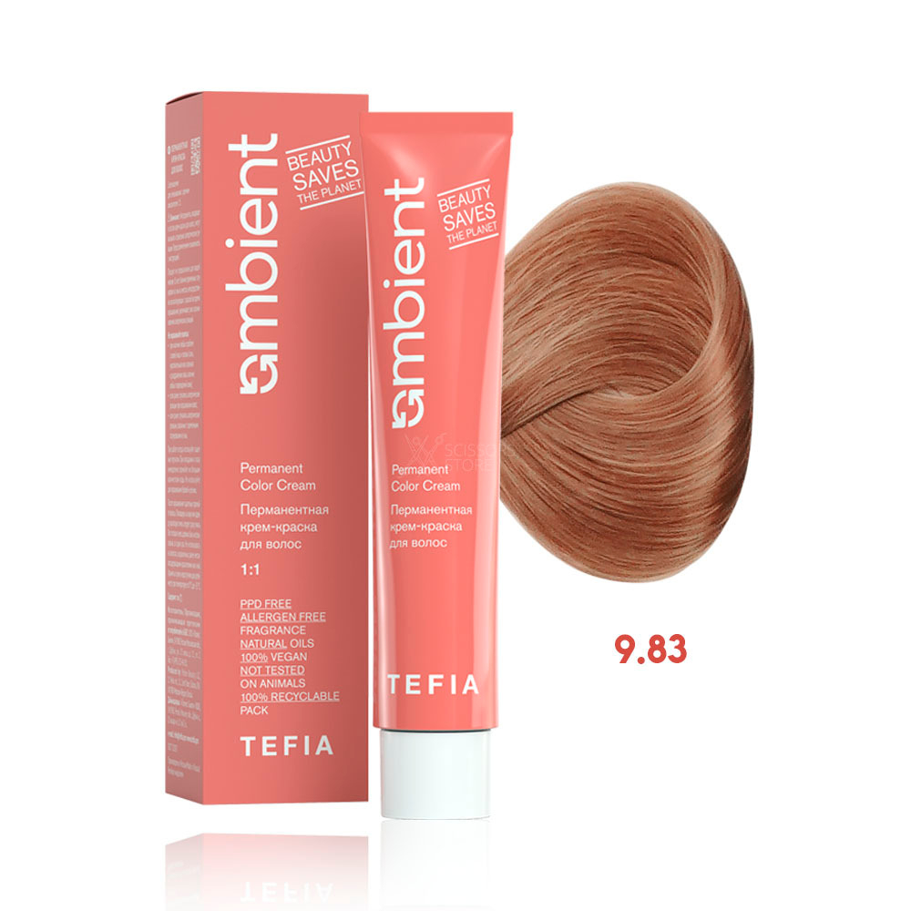 Перманентная крем-краска для волос Ambient, 60 мл
