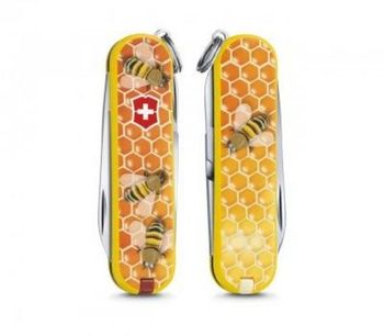 Нож Victorinox Classic LE2017 58мм 7 функц дизайн Honey Bee (0.6223.L1702)