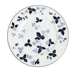Wedgwood Обеденная тарелка Wild Strawberry 27,3 см чернильно-синяя