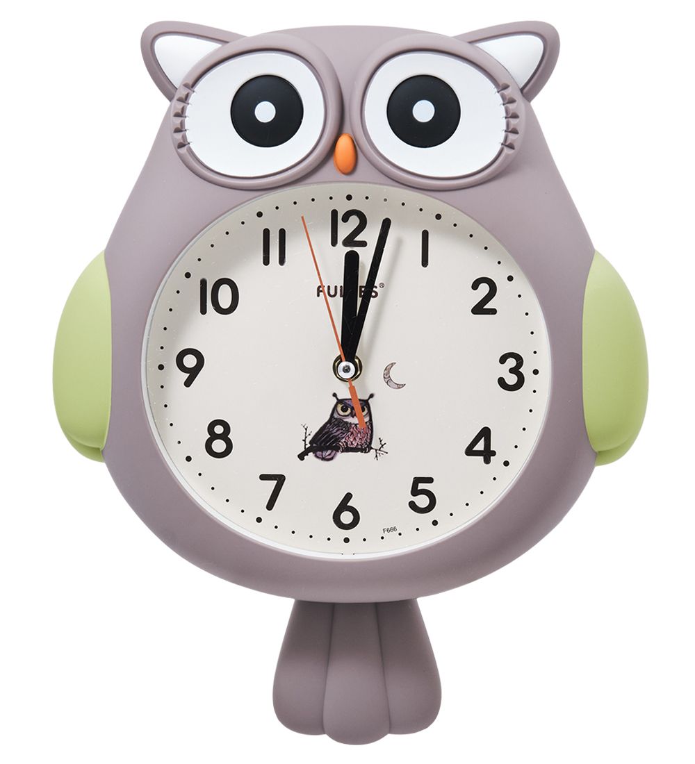 GAEM Art CL-47/3 Часы «Сова» сиреневый