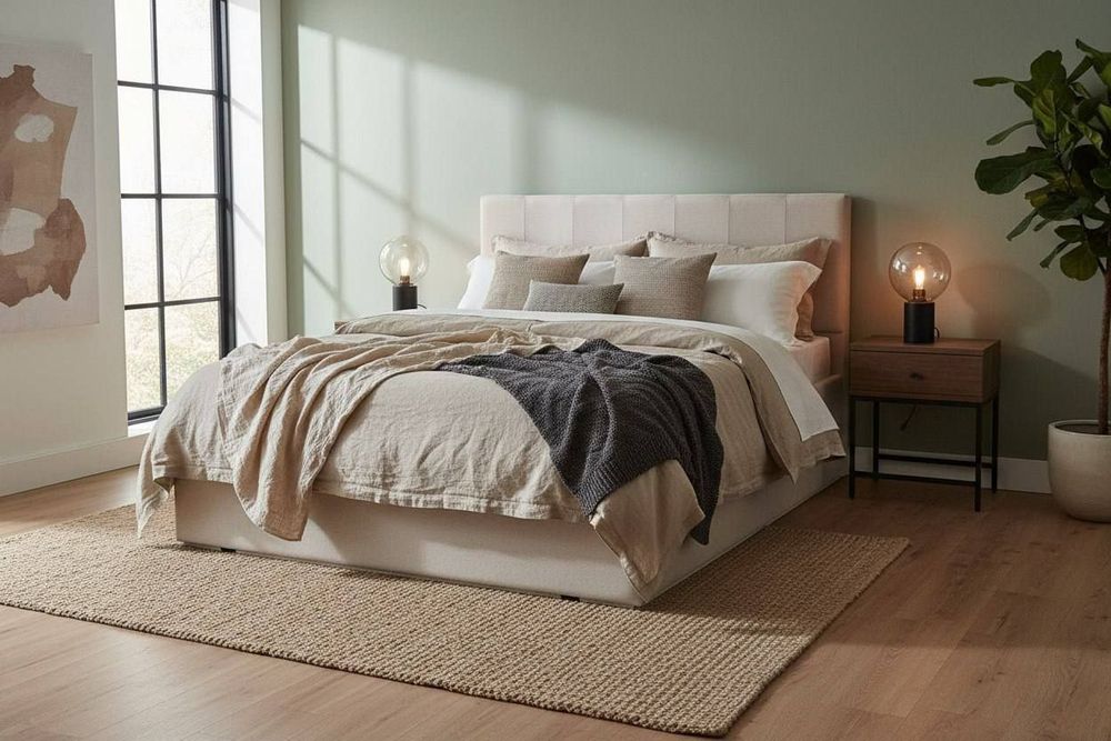 Кровать "Вертикаль" (Бежевая), Бену, г. Уфа