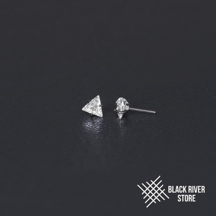 Cubic Zirconia Triangle Crystal Б/Р