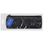 Пенал-тубус BRAUBERG с эффектом Soft Touch мягкий "Black marble" 22х8 см (2 штуки в упаковке)