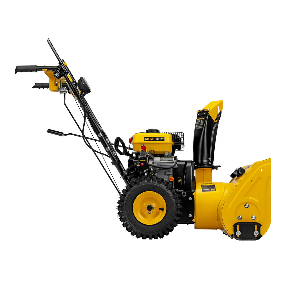 Бензиновая снегоуборочная машина Denzel SB 560 LP, 212 cc, электростартер, фара