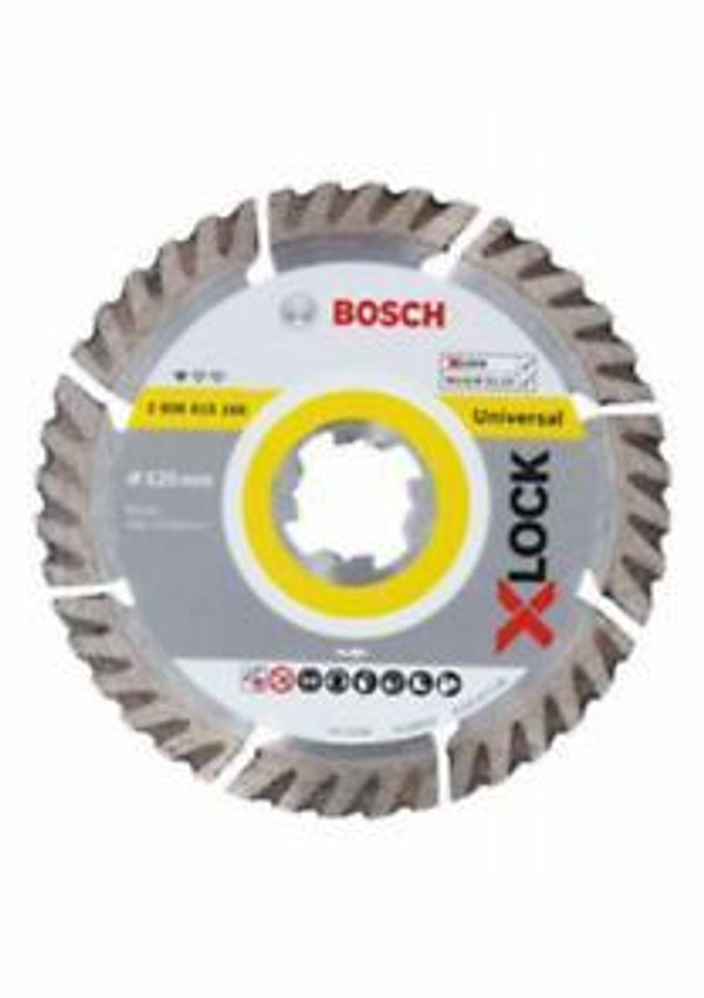 Круг алмазный 125 мм BOSCH Standard for Universal X-LOCK 2608615166