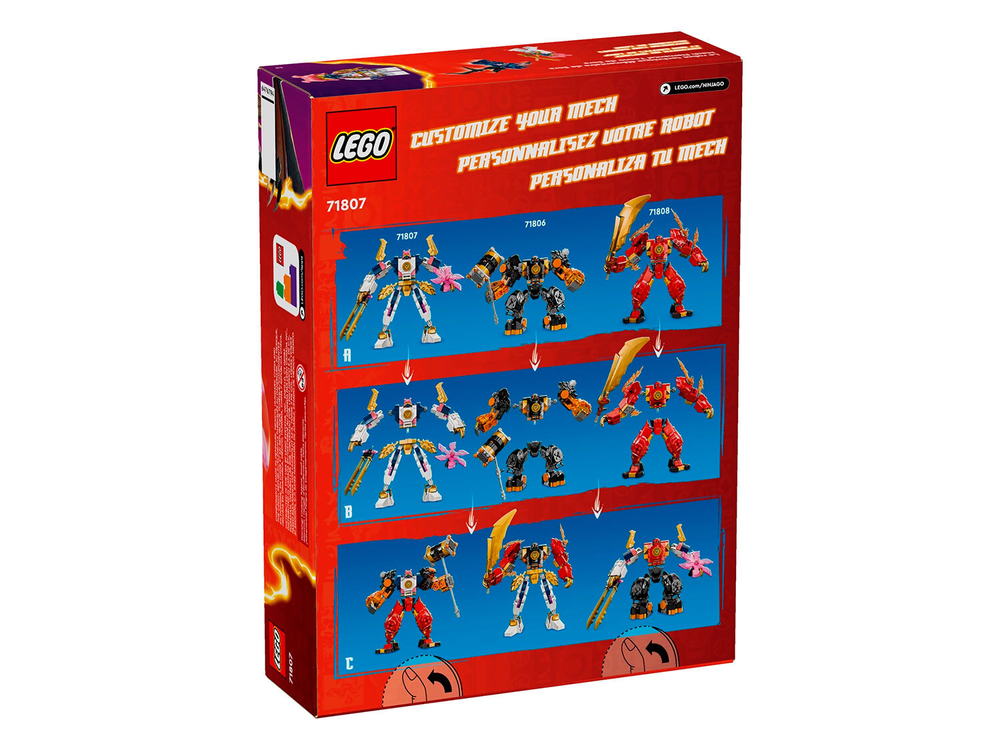 LEGO Ninjago 71807 «Элементальный технический робот Соры» — техника и кибер-стиль