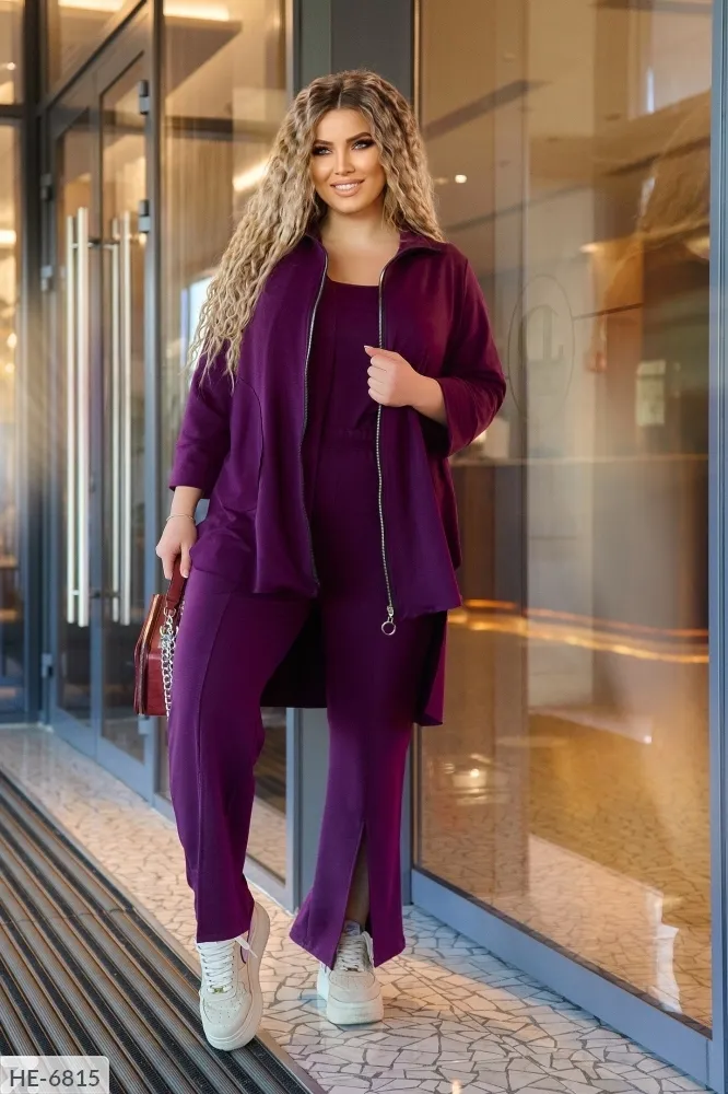 Костюм тройка HE-6811 Фабрика Моды