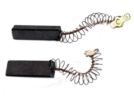 Комплект щеток для электродвигателя стиральной машины Bosch Maxx 5х12,5х36 с пружиной и клеммой ПРОМО