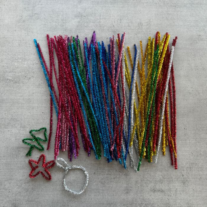 Синельная проволока для творчества, 100 шт ( 9 различных цветов) 051-0003 - купить оптом в Москве