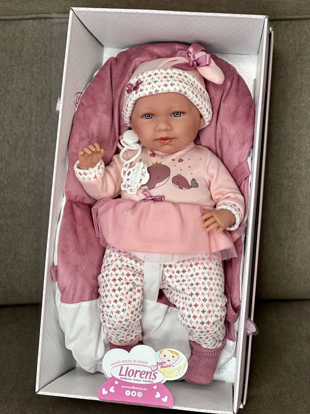 Кукла Llorens мягконабивная 42см Mimi (74014)