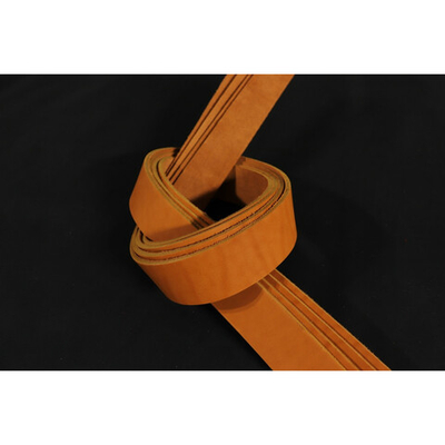 Ременная заготовка Рыжая гладкая