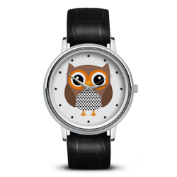 Часы наручные Сова wowl 02 w11 Декор для дома, подарок