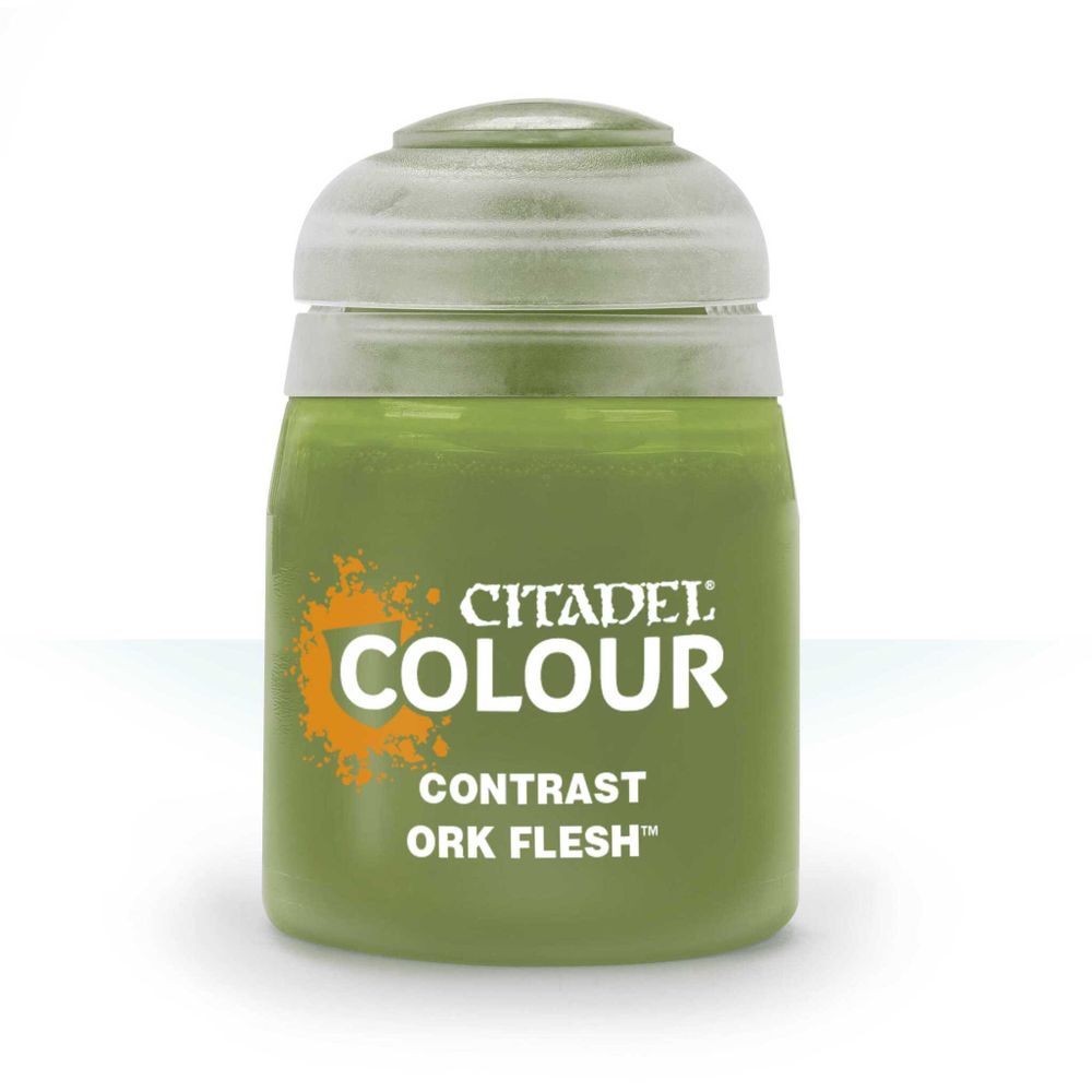 Краска акриловая Citadel Contrast: Ork Flesh (18Ml)