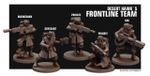 Astra Militarum Tallarn Desert Raiders Талларнский передовой отряд Сержант, лазганы, снайпер, огнемёт 1шт. миниатюра для AOS,Waha, Настольная игра, НРИ, Варгейм, РПГ