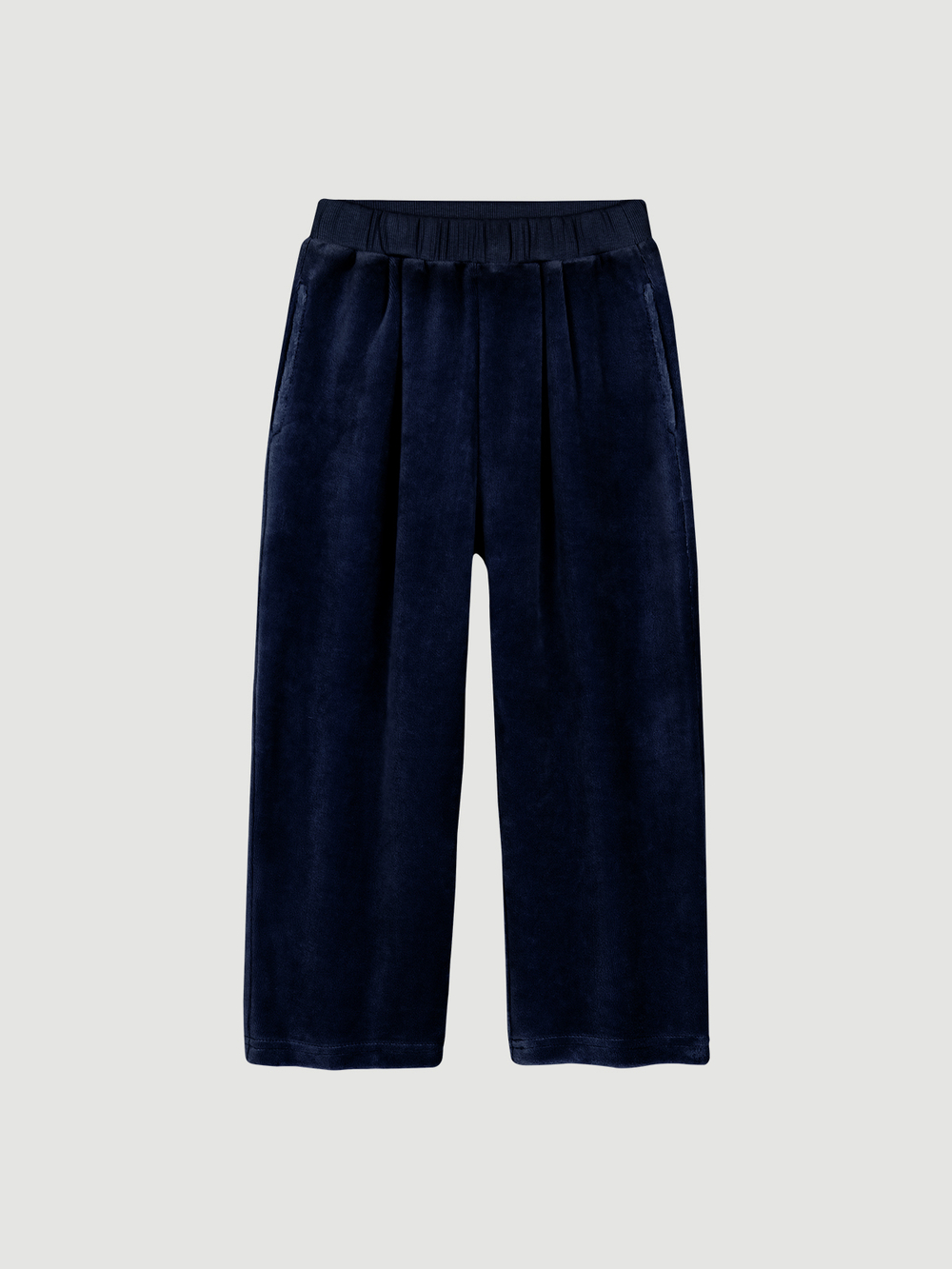 Велюровые брюки свободного кроя Mjölk Navy