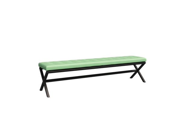 Next Банкетка трехместная NLT.L-3 Kanzas 20/Металл Антрацит 1950*380*480