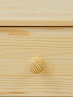 Прикроватная тумба Раст из сосны с 2 ящиками, 52х30х40 см, в скандинавском стиле, натуральная отделк