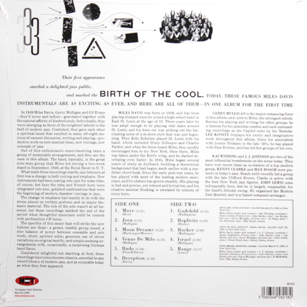 Miles Davis / Birth Of The Cool (LP)