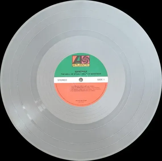 Manowar – Best Of Manowar - The Hell Of Steel - Silver - 2LP