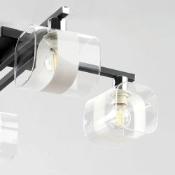 Citilux Вирта CL139145 Люстра потолочная Чёрная Матовая