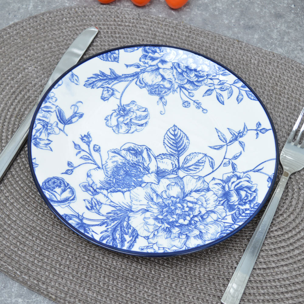 Тарелка суповая 20см Blue posy