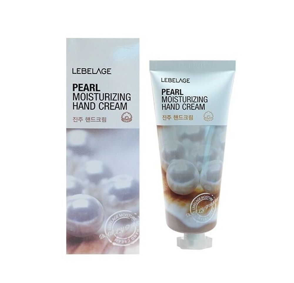 Lebelage Pearl Moisturizing Hand Cream увлажняющий крем для рук с жемчужной пудрой