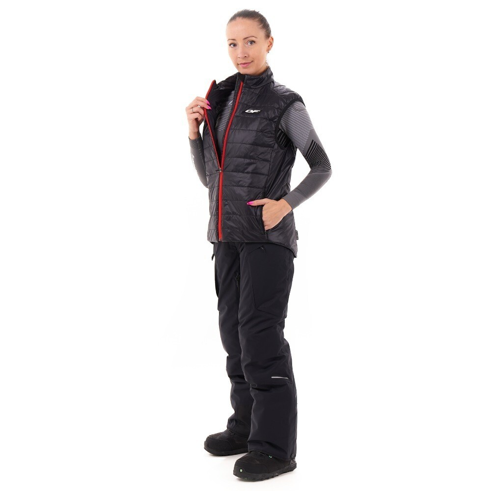 ЖИЛЕТ УТЕПЛЕННЫЙ DRAGONFLY VEST 100 BLACK 2023