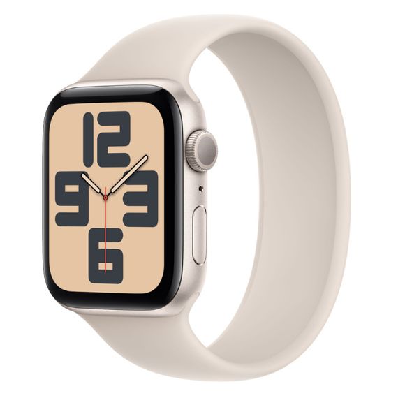 Часы Apple Watch SE (2023) GPS 44mm Aluminum Case with Sport Band (Сияющая звезда)