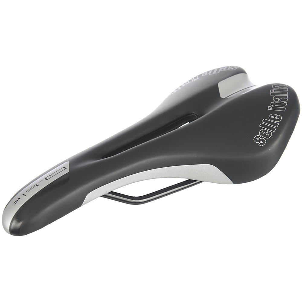 Седло SELLE ITALIA Q-BIK Flow для шоссе/MTB с продольным отверстием, 140x272мм, верх Duro-Tek, рел