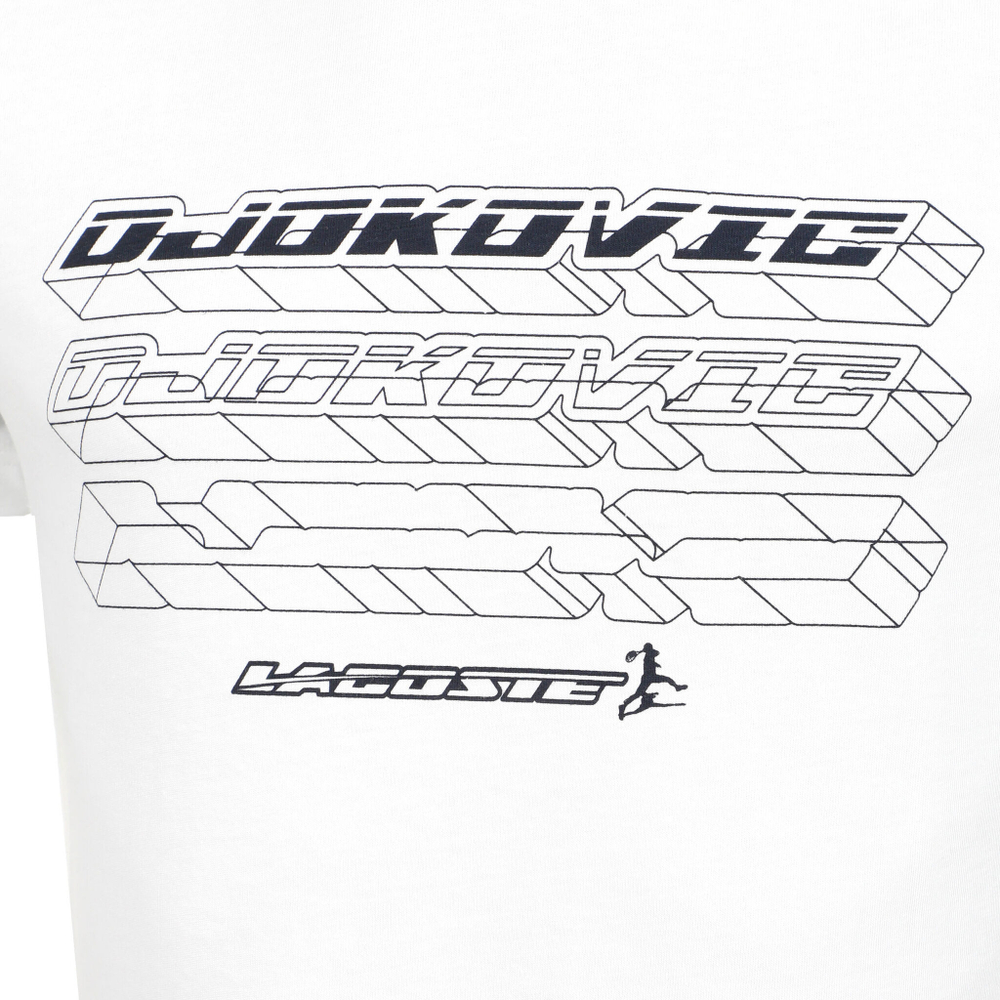 Мужское теннисное поло Lacoste T-Shirt Men - White